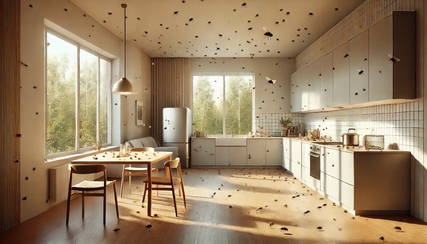pourquoi ma maison est envahie de mouches