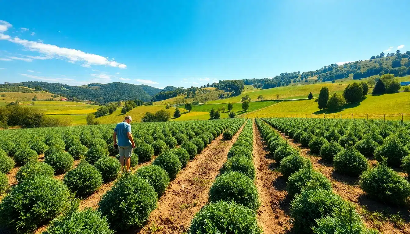 Plantation des arbres truffiers
