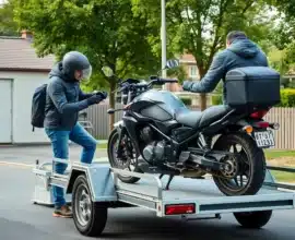 Comment attacher une moto sur une remorque