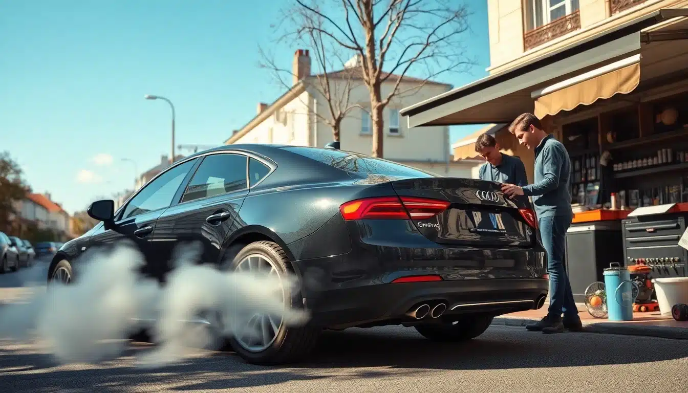 Pourquoi ma voiture fume blanc
