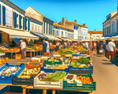 Quel est le plus grand marché de l'île de Ré ?