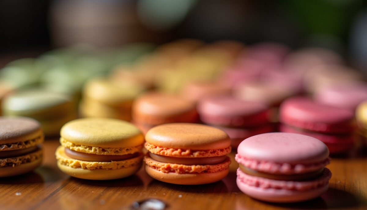 Macarons exquis : la gourmandise à chaque bouchée