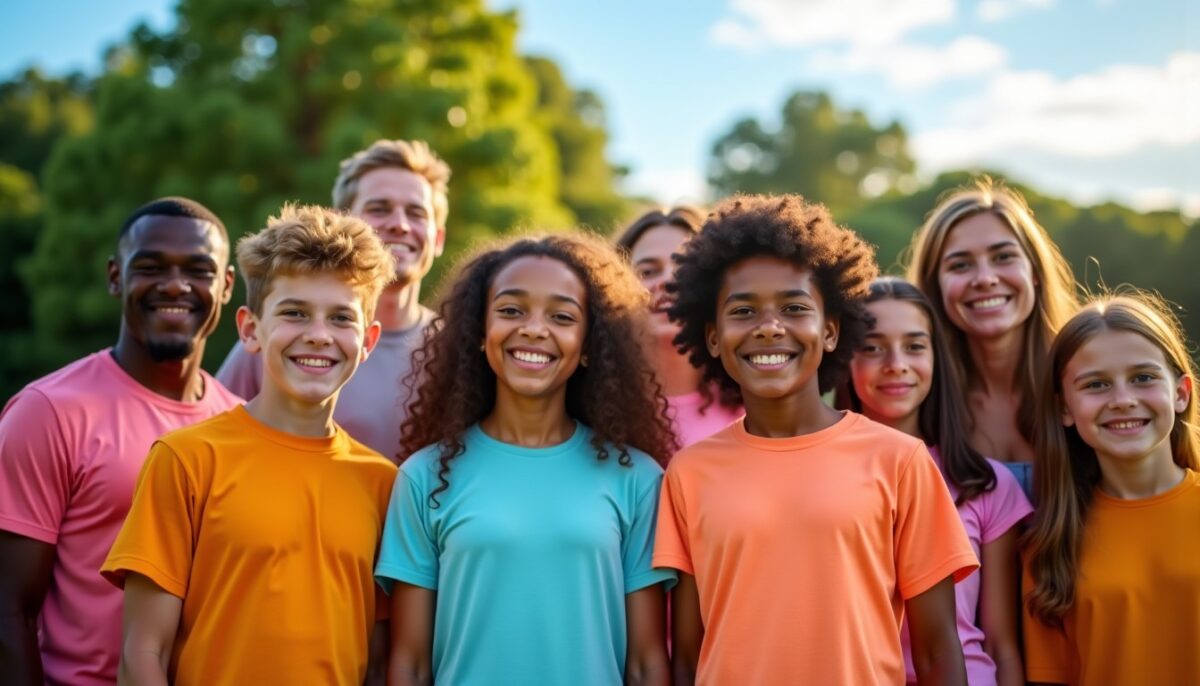 Tous ensemble, petits et grands, prêts à relever le défi !