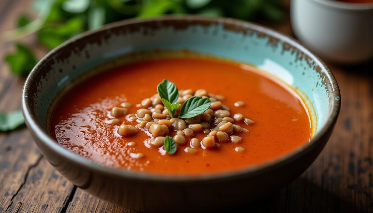 Délicieuse soupe aux lentilles roses : une recette réconfortante et saine